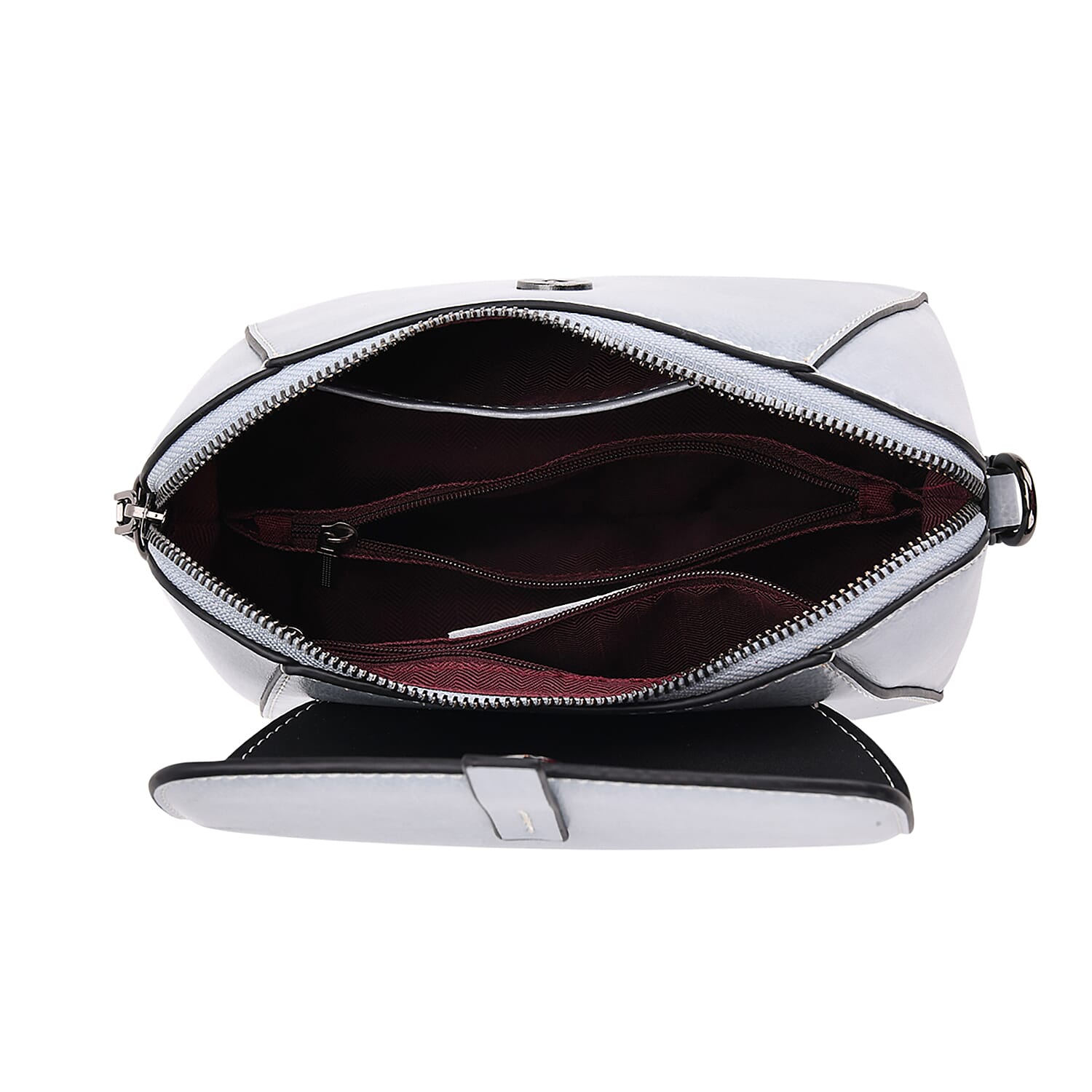 BRAND NEW LAUNCH- Sumptuous quality 100% Genuine Leather Crossbody Bag - Light Blue