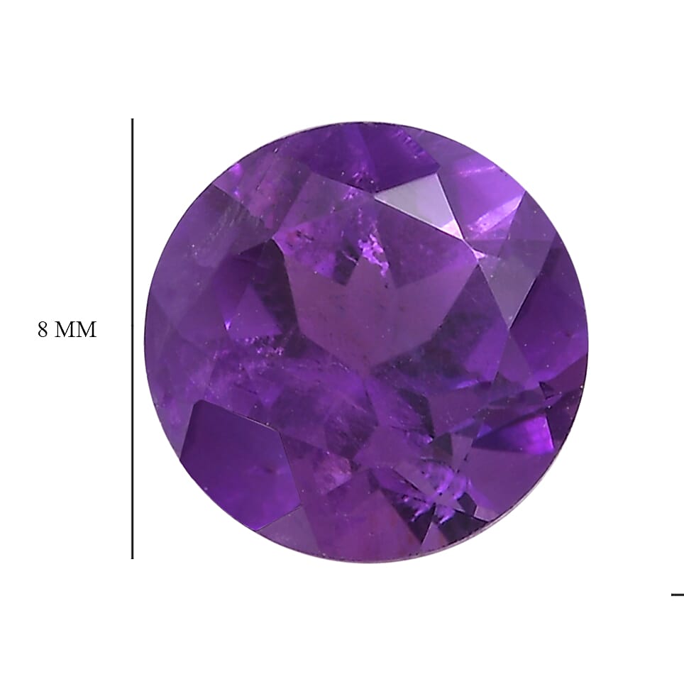 African Amethyst Round Shape Gemstone 4.84 Ct. African Amethyst Round Shape Gemstone 4.84 Ct.
