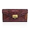 Danique Leatherette Zebra Print Purse