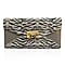 Danique Leatherette Zebra Print Purse