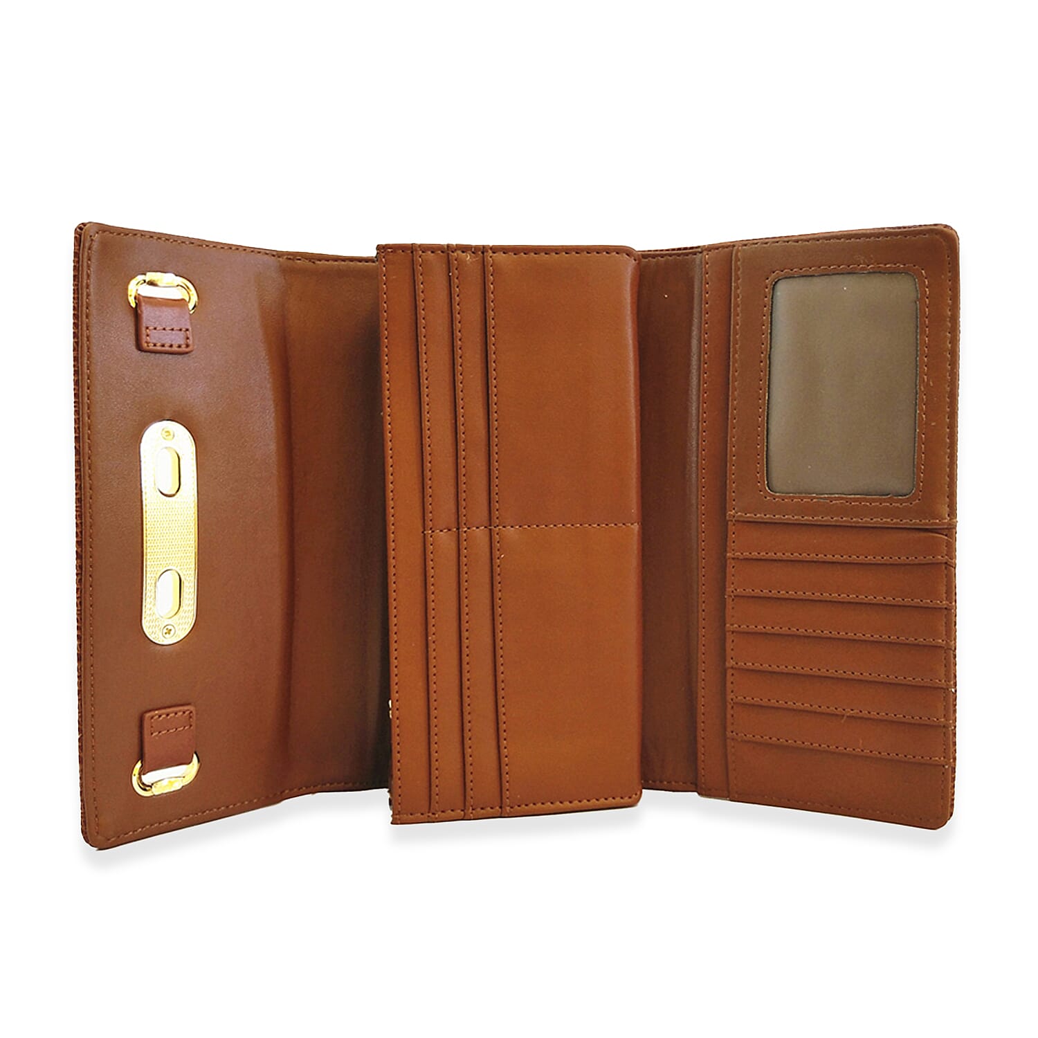 Anneli Belt Wallet with Multi Compartments - Brown