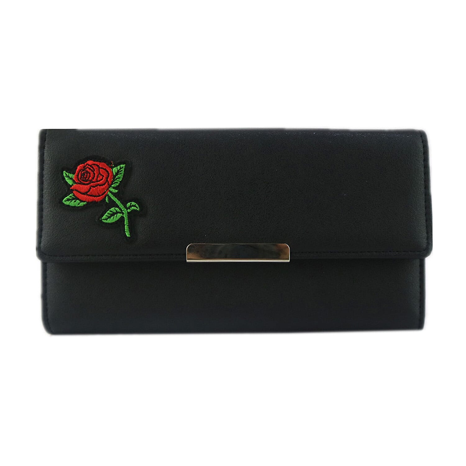 Early Bird Special - Rose Wallet - Black