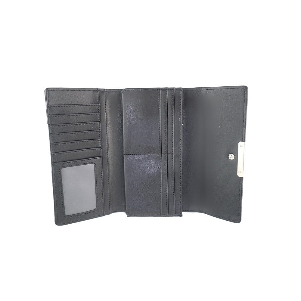 Early Bird Special - Rose Wallet - Black