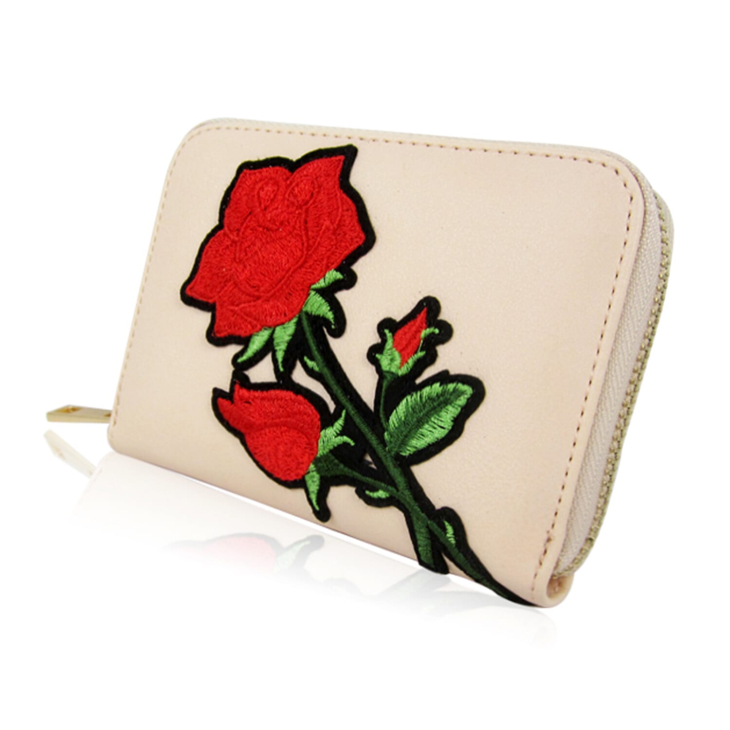 Daliah Rose Printed Short Wallet - Nude