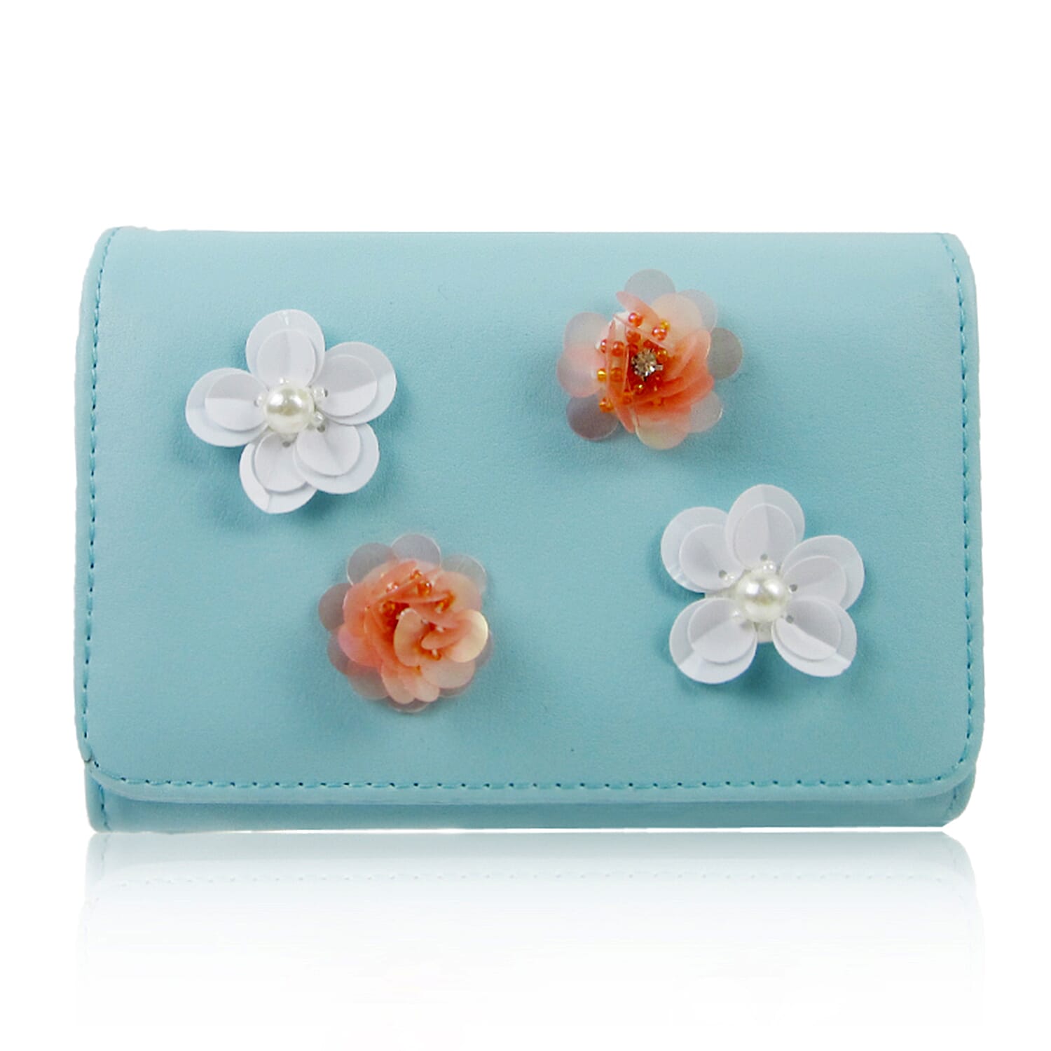 Rylee Flower Purse - Blue