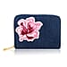 Bryony Denim Flower Purse - Light Blue