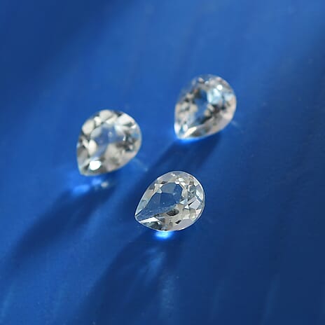 Skyblue Topaz Pear 5x4 mm