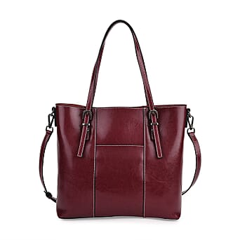 https://tjcuk.sirv.com/Products/80/7/8071175/Stylish-Genuine-Leather-Everyday-Tote-Bag-With-Adjustable-Strap-Wine-R_8071175.jpg?w=342&h=342