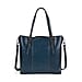Stylish Genuine Leather Everyday Tote Bag With Adjustable Strap - Wine Red