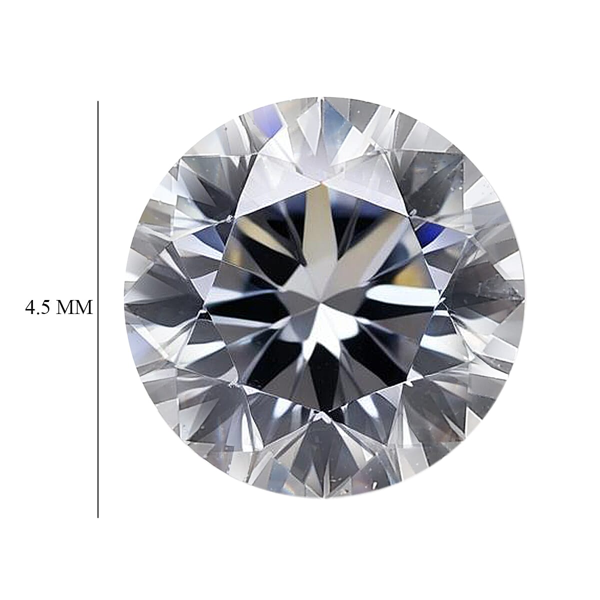 White Cubic Zirconia Round Shape Gemstone 1.95 Ct. - 4.5 mm White Cubic Zirconia Round Shape Gemstone 1.95 Ct. - 4.5 mm