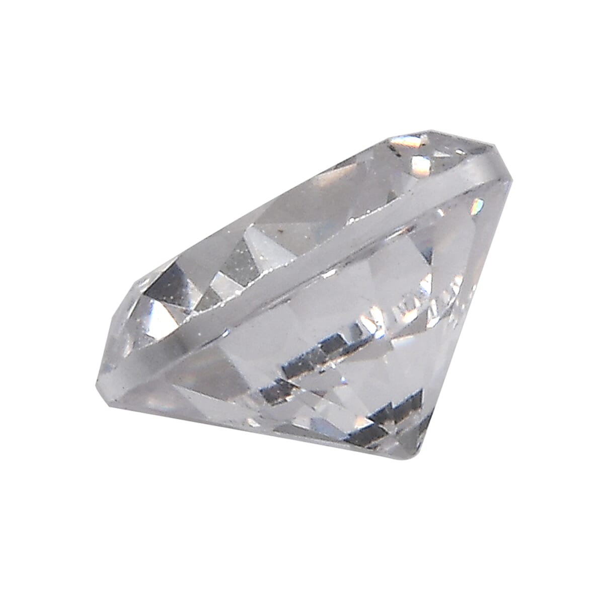 White Cubic Zirconia Round Shape Gemstone 1.7 Ct. - 6.5 mm