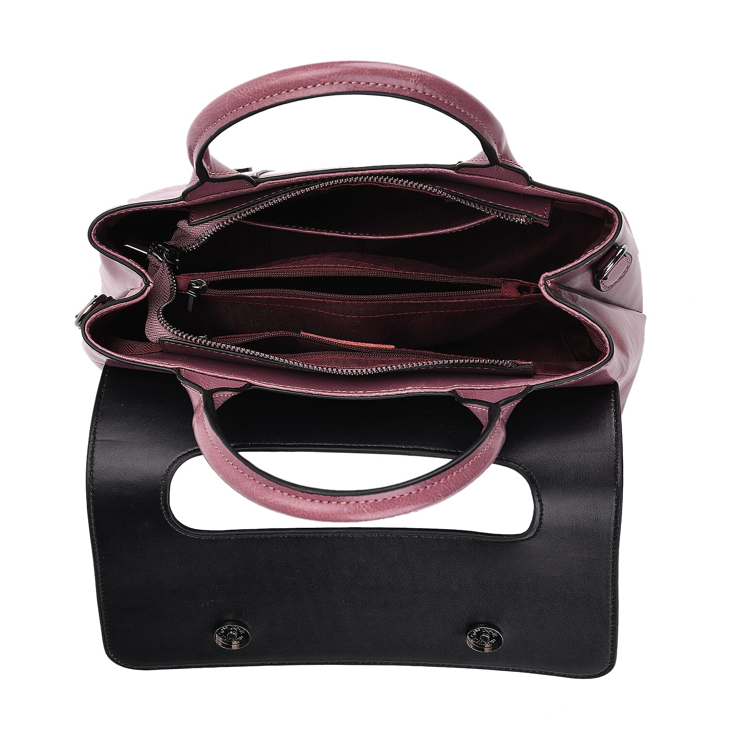 Sumptuous Quality 100% Genuine Exquisite Leather Croc Embossed Crossbody Bag with 2 Long Shoulder Strap - Purple