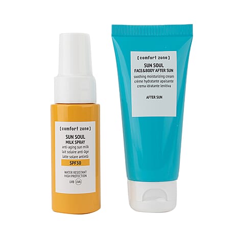 Comfort Zone Sun Soul Duo Kit (Includes- Sun Soul Milk SPF30 50ml, Sun Soul Face & Body Aftersun 60ml)