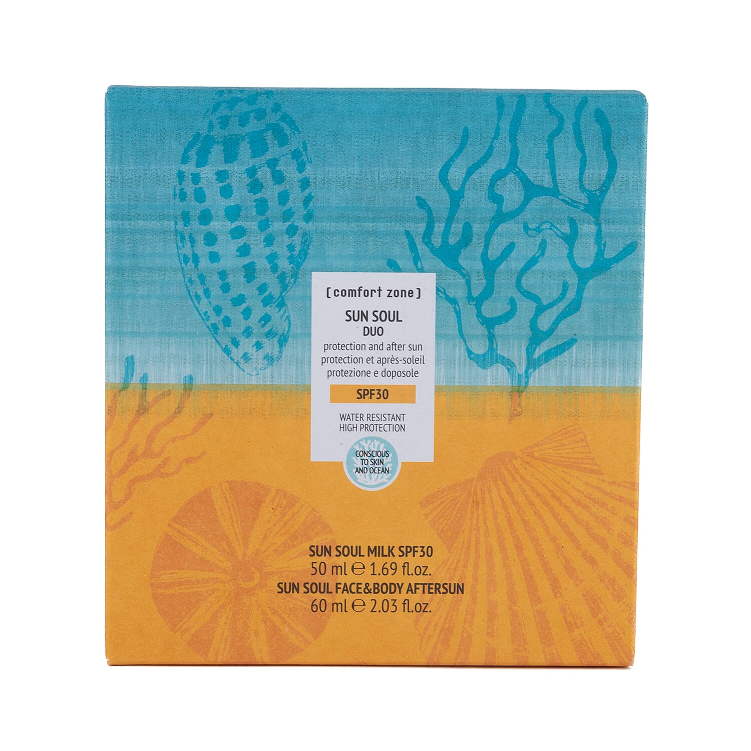 Comfort Zone Sun Soul Duo Kit (Includes- Sun Soul Milk SPF30 50ml, Sun Soul Face & Body Aftersun 60ml)