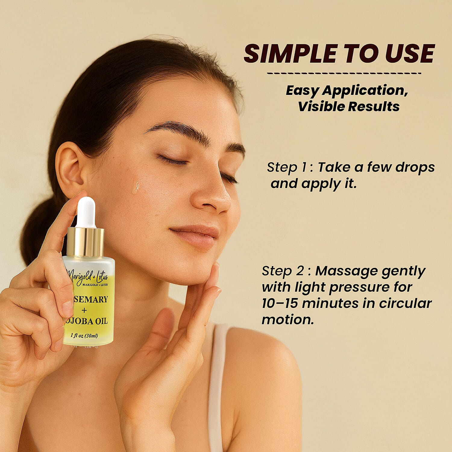 Marigold & Lotus Rosemary & Jojoba Oil 100% pure