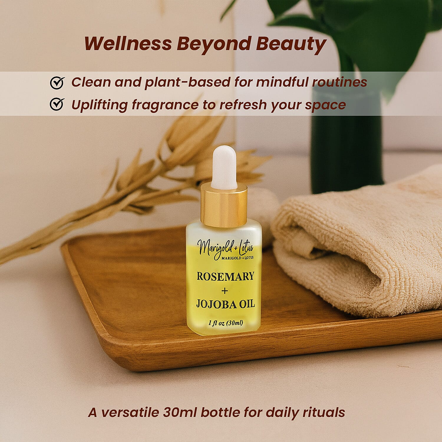 Marigold & Lotus Rosemary & Jojoba Oil 100% pure