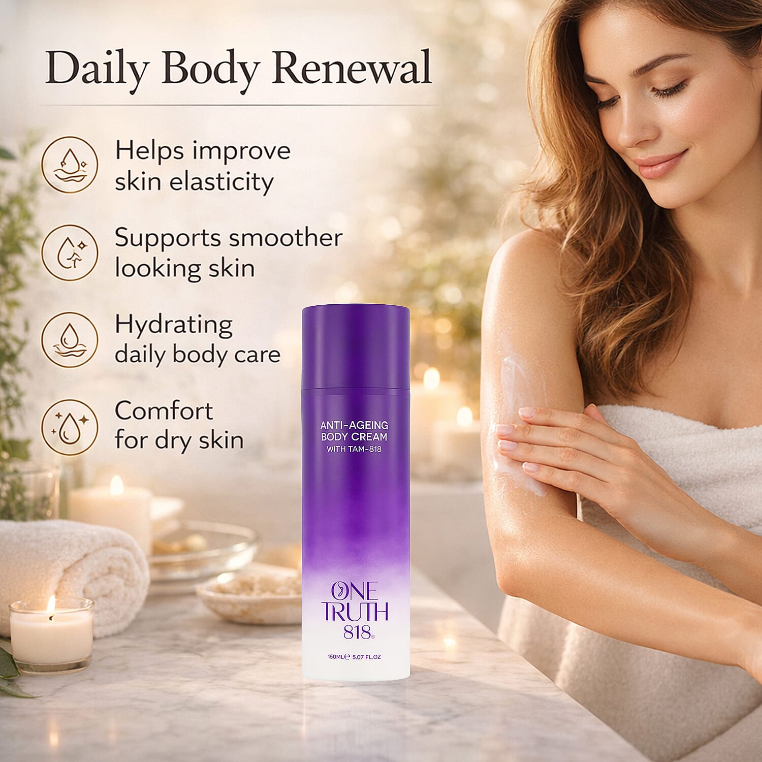 One Truth 818 Anti-Ageing Body Treatment - 150ml