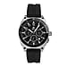 Shield Sonar Quartz Movt. 20ATM Water Resistance Black Dial Mens Watch with Black Strap