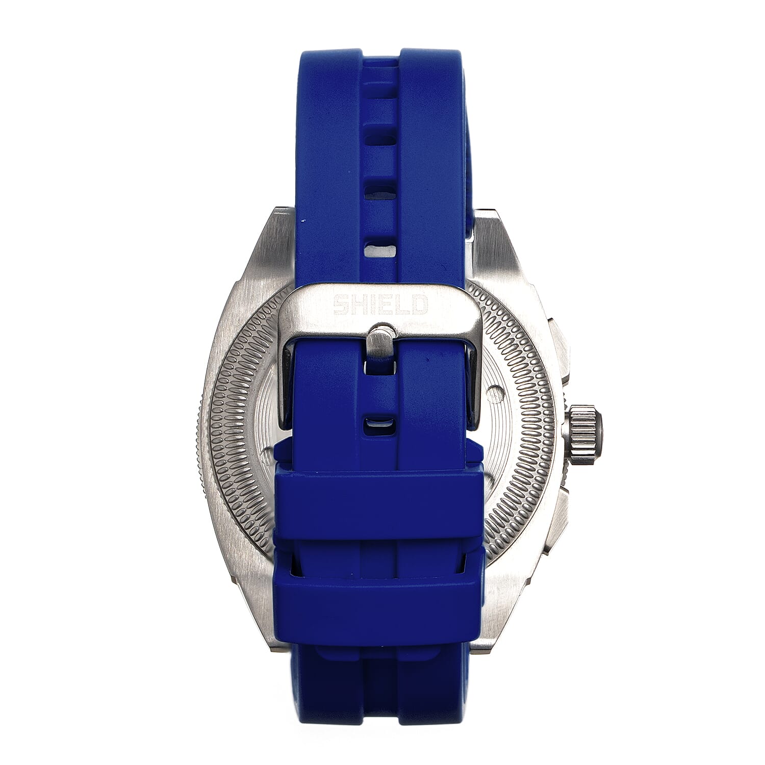 Shield Sonar Quartz Movt. 20ATM Water Resistance Blue Dial Mens Watch with Blue Strap