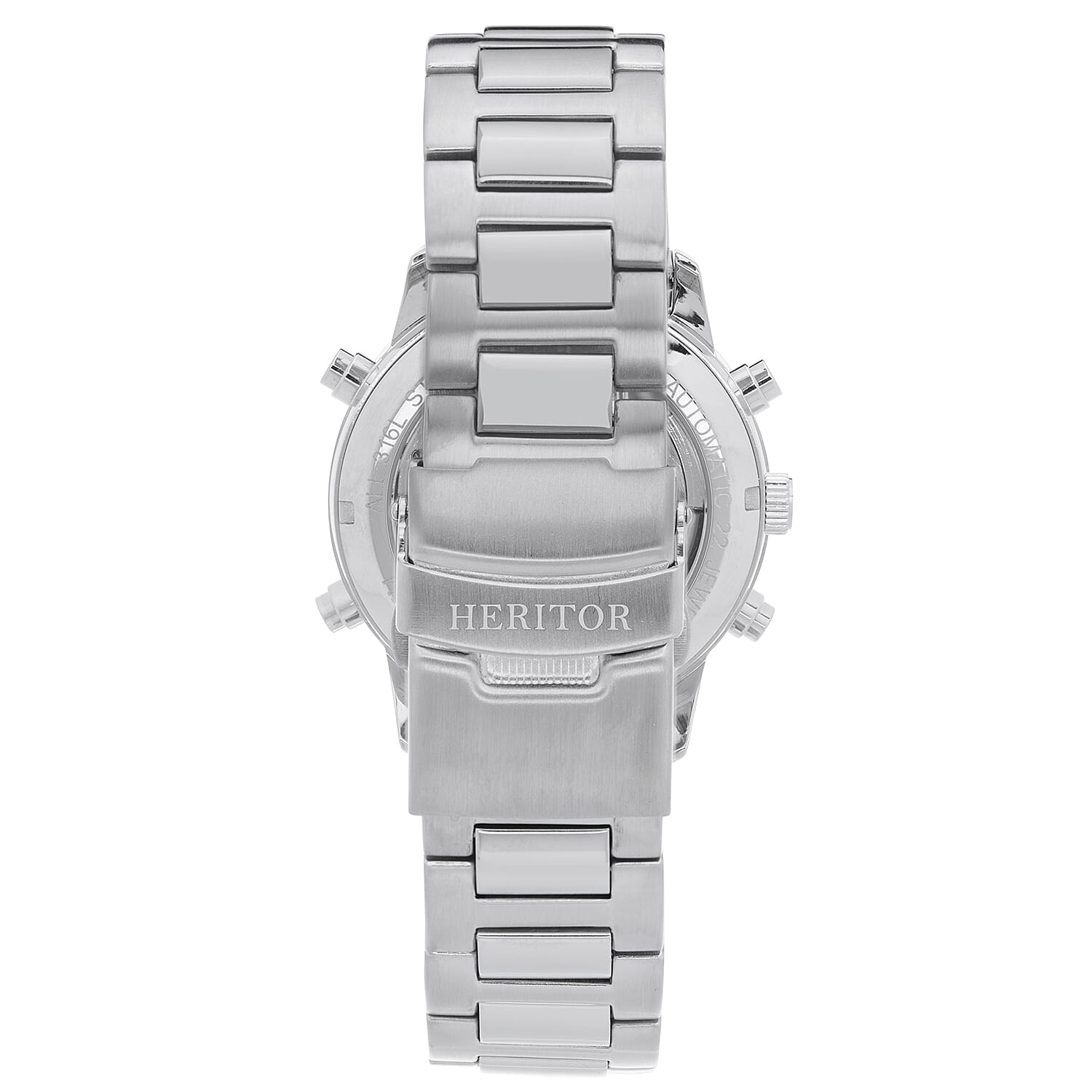 Heritor Automatic Mens Watch in Stainless Steel
