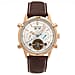 Heritor Automatic Mens Watch in Stainless Steel- Brown Leather Strap