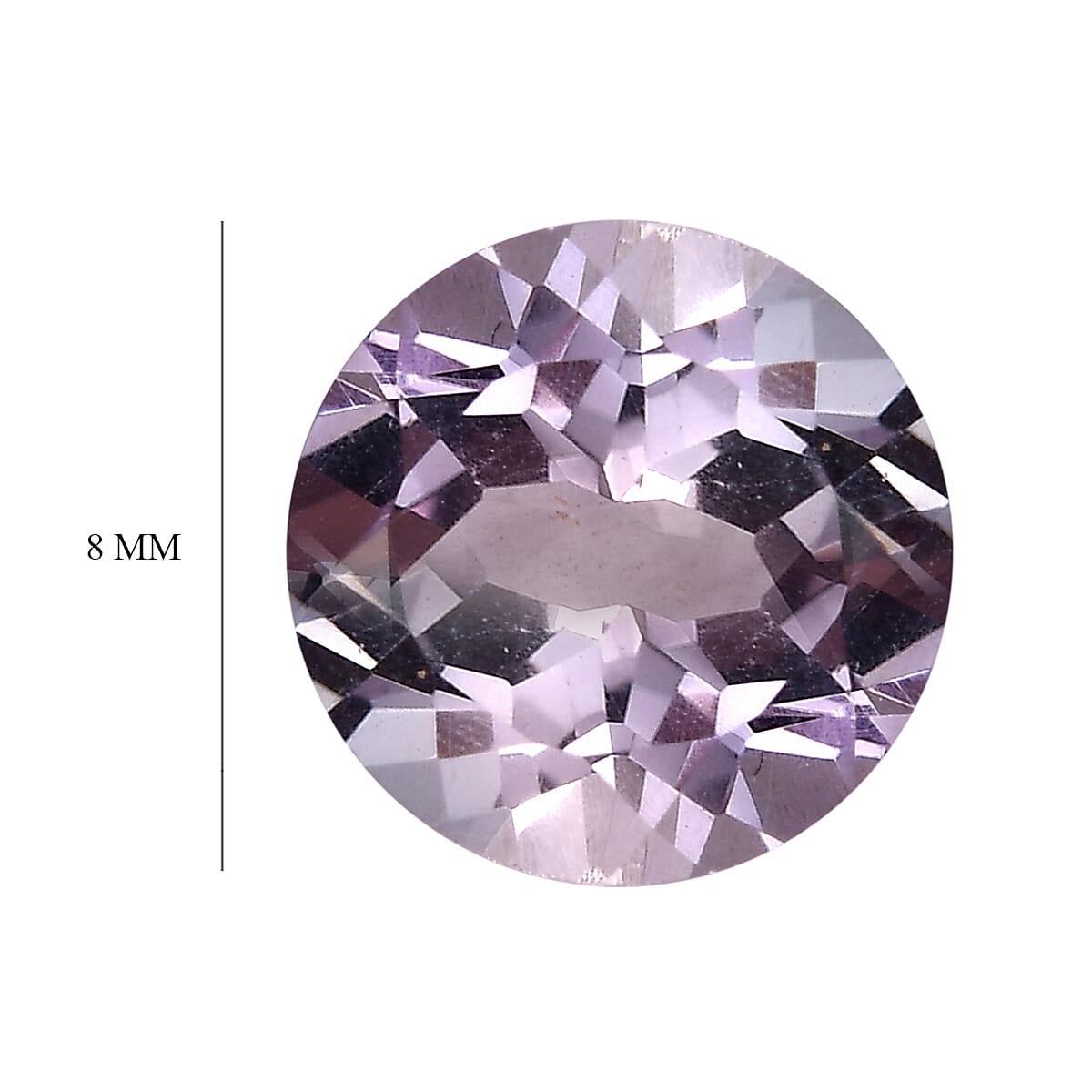 Pink Amethyst Round Shape Gemstone 5.04 Ct. Pink Amethyst Round Shape Gemstone 5.04 Ct.