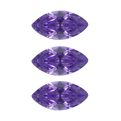 Blue Cubic Zirconia Marquee Gemstone 0.95 Ct.