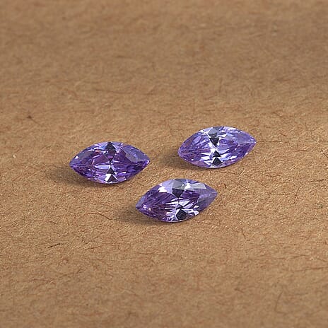 Blue Cubic Zirconia Marquee Gemstone 0.95 Ct.