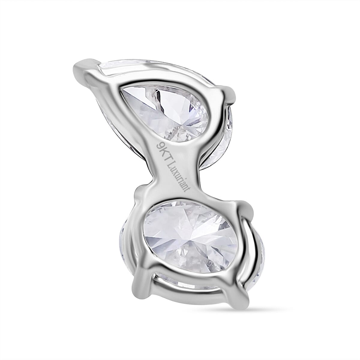 Designer Inspired - THE TOI ET MOI Luxuriant Diamond 9K White Gold SGL Certified Lab Grown Diamond (VS-GH) Solitaire Pendant 1.00 Ct.
