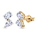 THE TOI ET MOI LUXURIANT 1 Ct. Lab Grown Diamond Earring in 9K White Gold, SGL Certified