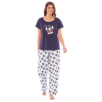 https://tjcuk.sirv.com/Products/80/7/8075406/Ladies-PJ-Set-of-Slogan-T-shirt-and-Trousers-Size-M_8075406_2.jpg?w=342&h=342