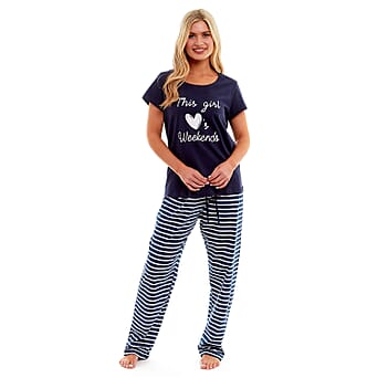 https://tjcuk.sirv.com/Products/80/7/8075421/Ladies-PJ-Set-of-Slogan-T-shirt-and-Trousers-Size-XL_8075421.jpg?w=342&h=342