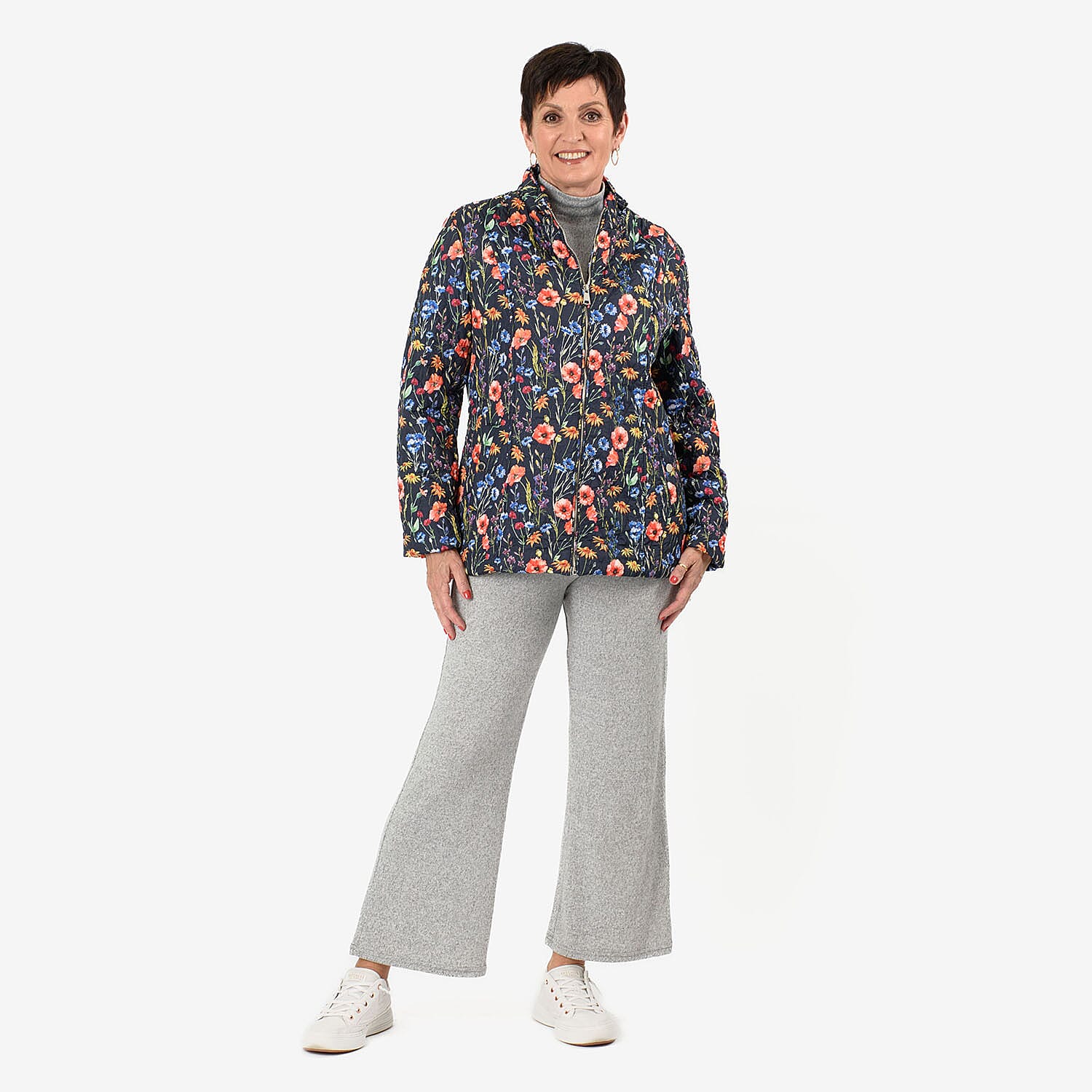 Mudflower Knitted Jacket (Size - 14-16) - Multi Color