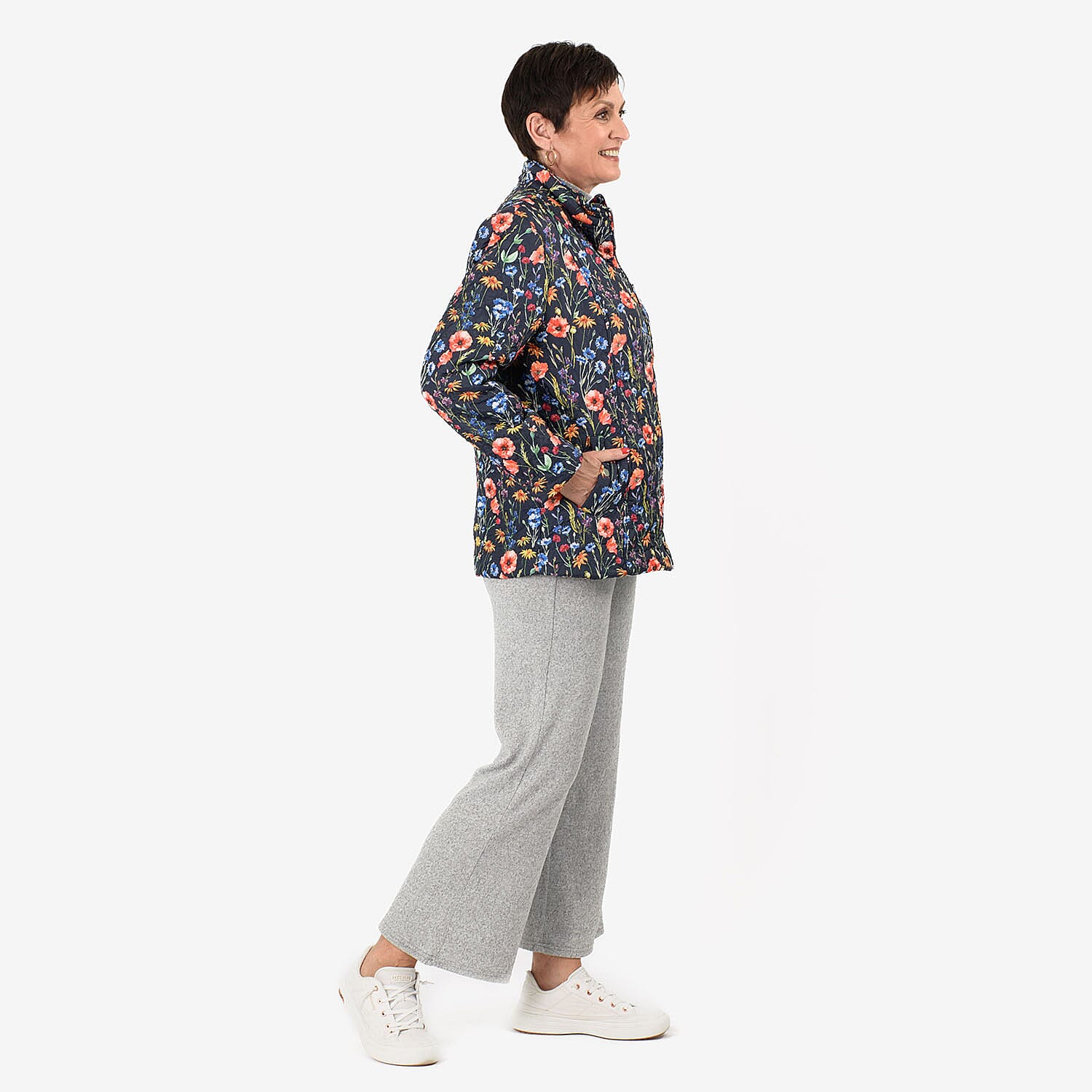 Mudflower Knitted Jacket (Size - 14-16) - Multi Color