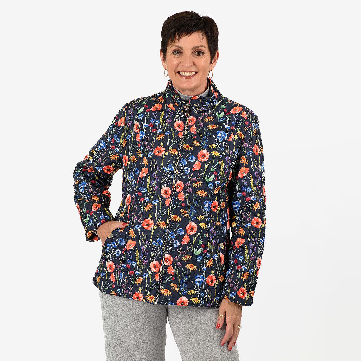 Mudflower Knitted Jacket (Size - 14-16) - Multi Color