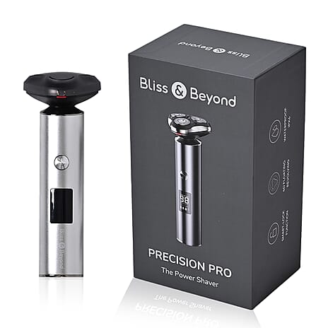 Bliss - Beyond Mens Metal Electric ALL IN ONE SHAVER - IPX6 Waterproof, LED Display - Fast Charge