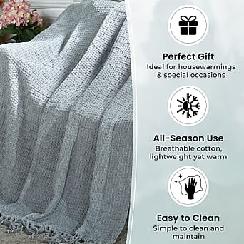 https://tjcuk.sirv.com/Products/80/7/8076553/100-Cotton-Waffle-Throw-Blanket-with-Fringes-180x130-cm-Grey_8076553_3.jpg?w=342&h=342