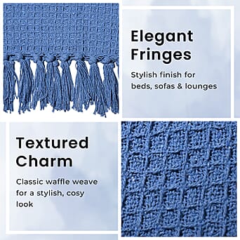 https://tjcuk.sirv.com/Products/80/7/8076554/100-Cotton-Waffle-Throw-Blanket-with-Fringes-180x130-cm-Blue_8076554_2.jpg?w=342&h=342