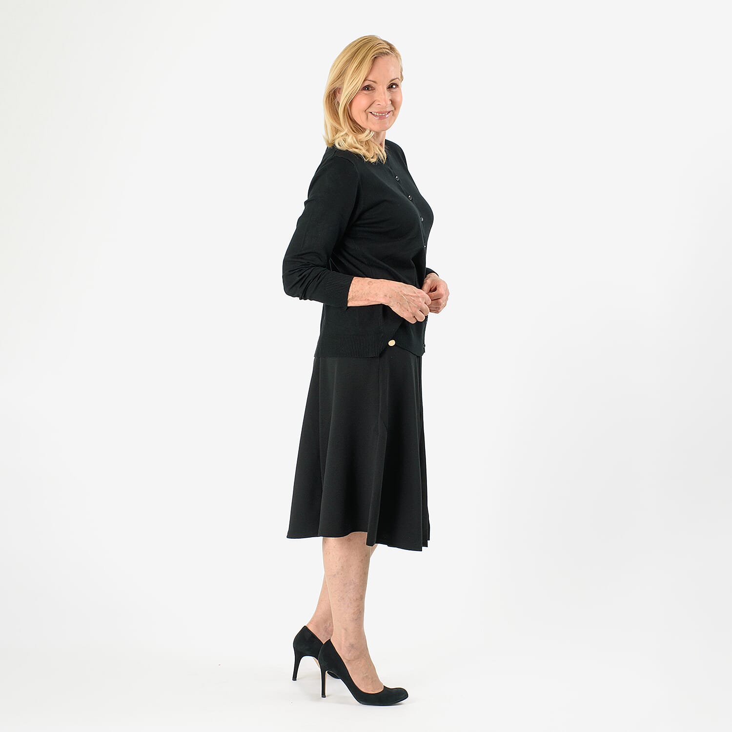 Pure And Natural Crew Neck Cardigan