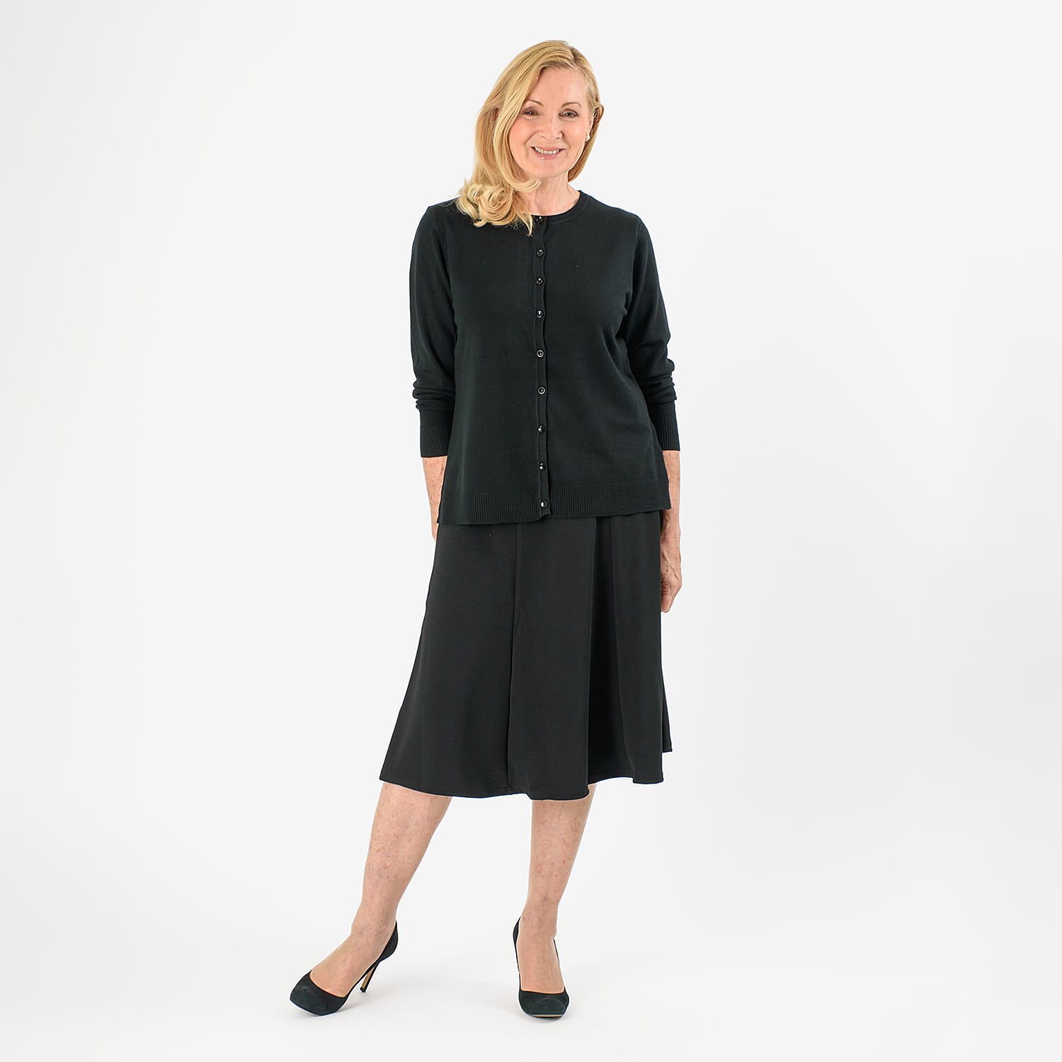 Pure And Natural Crew Neck Cardigan