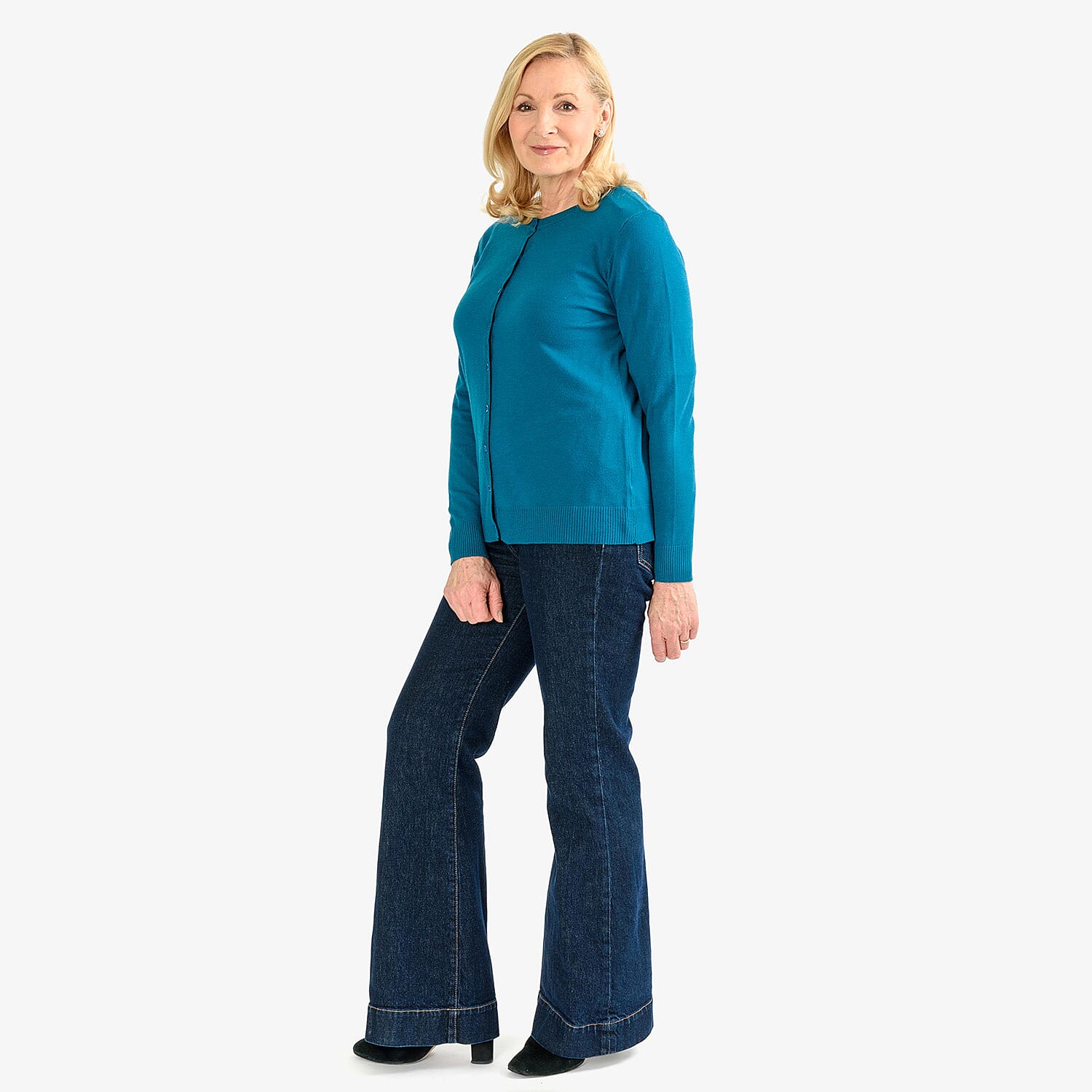 Pure And Natural Crew Neck Cardigan