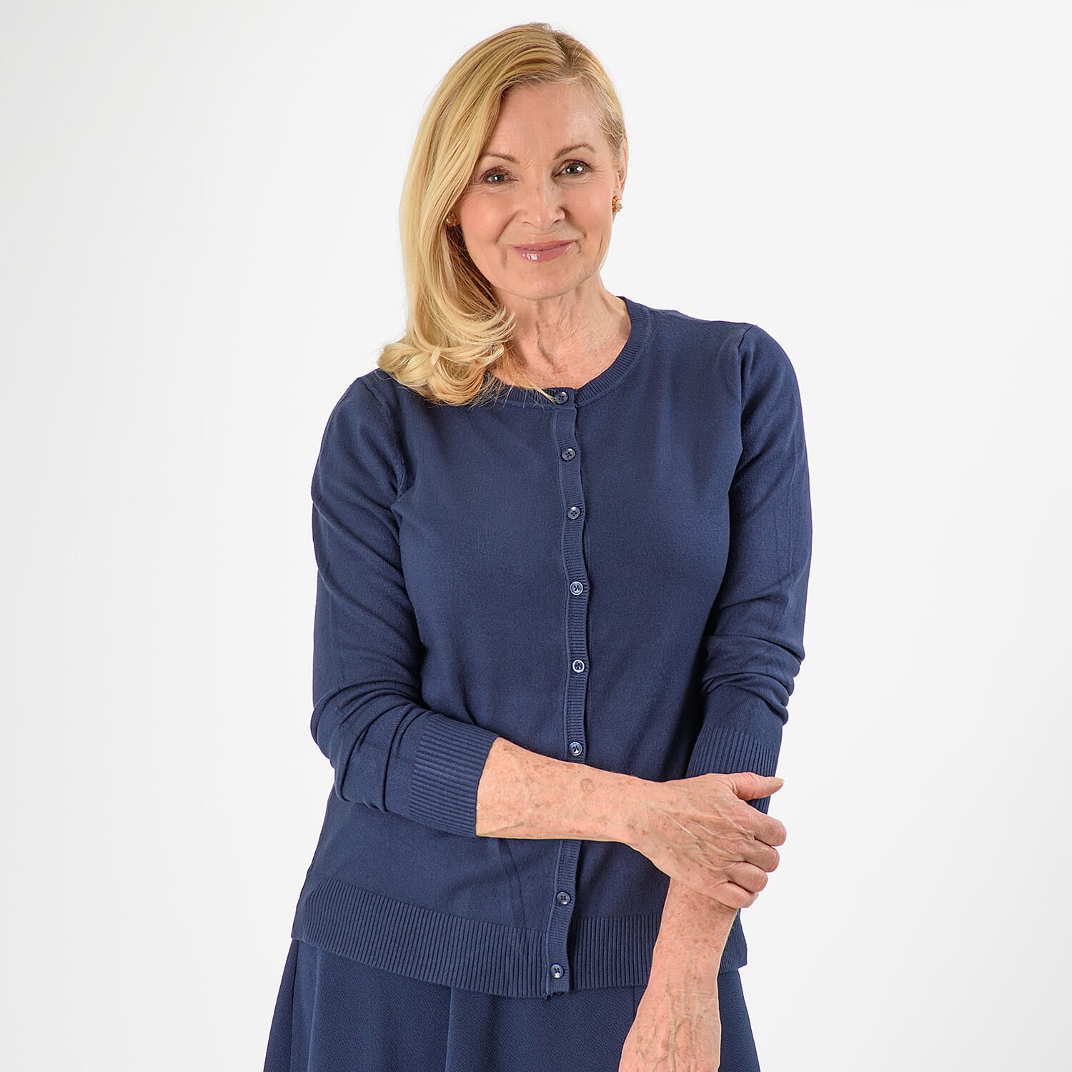 Pure And Natural Crew Neck Cardigan