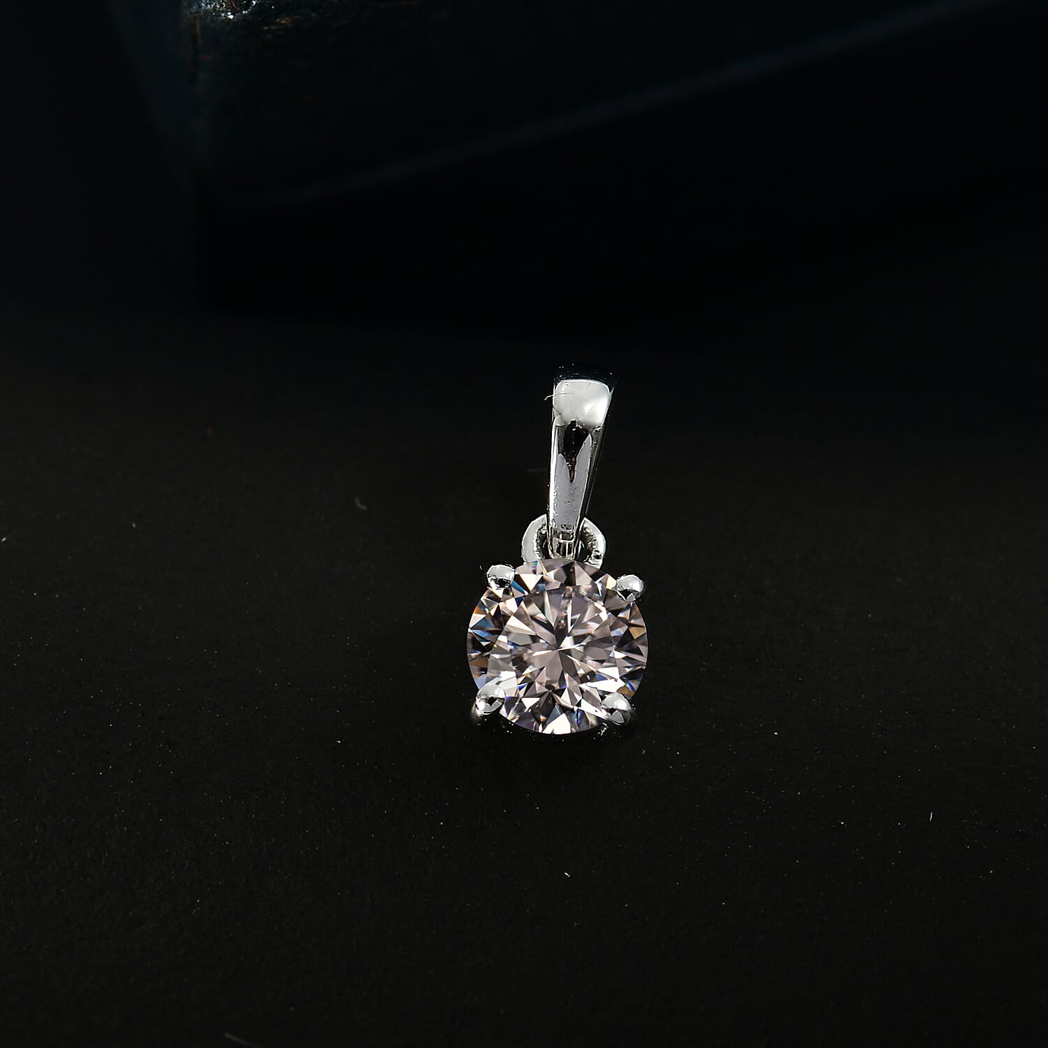 Black Friday Preview Exclusive - Luxuriant Diamond - SGL Certified 9K Yellow Gold SI-GH Lab Grown Diamond Solitaire Pendant, 0.50 Ct - white Gold