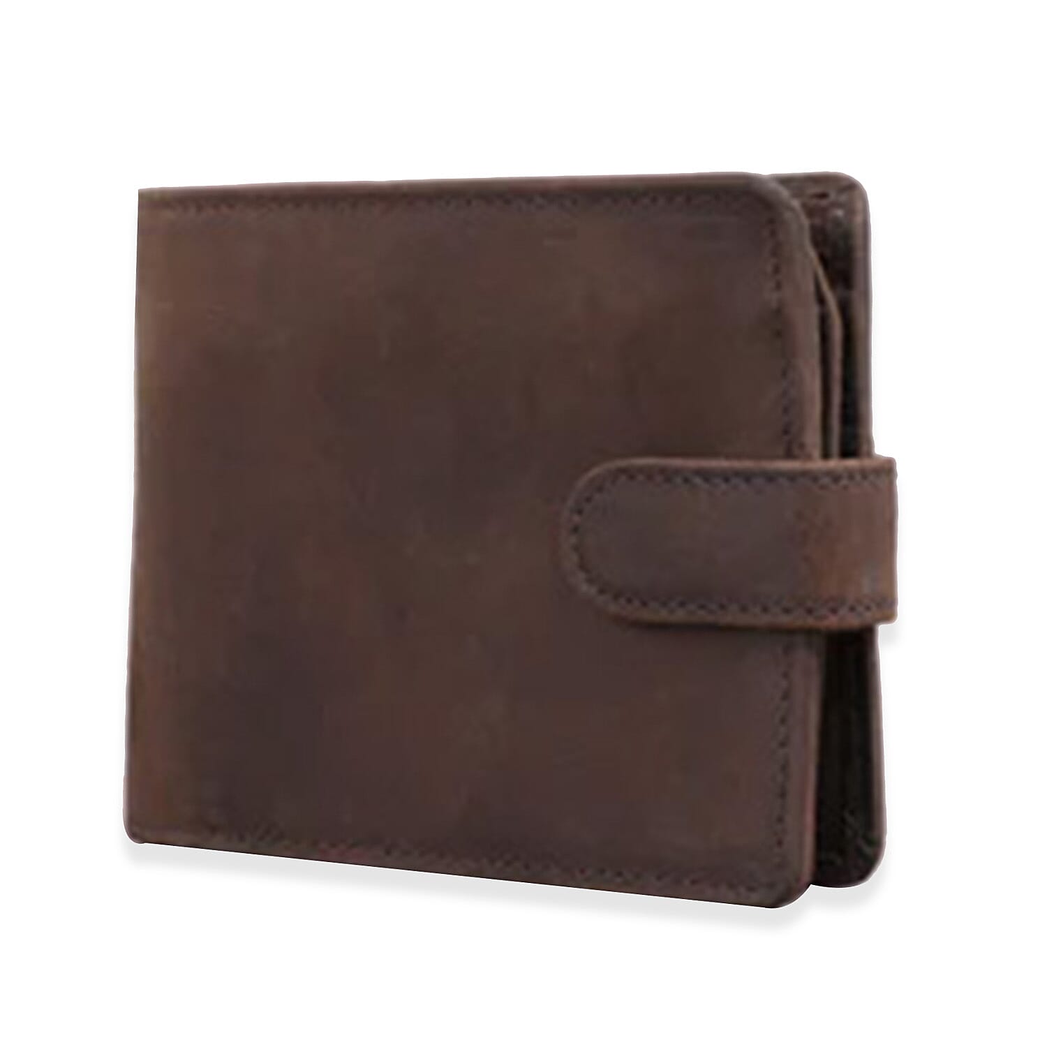 Genuine Leather Classic Everyday Essential RFID Wallet - Brown