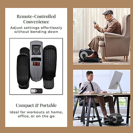 Bliss - Beyond Electric Stepper With Elliptical Pair Belt LCD Display -GREY Bliss - Beyond Electric Stepper With Elliptical Pair Belt LCD Display -GREY