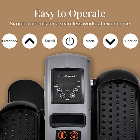 Bliss - Beyond Electric Stepper with Elliptical Pair Belt LCD Display - Grey