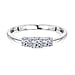 Luxuriant Diamond Lab Grown Diamond (SI-GH) Trilogy Ring in Sterling Silver