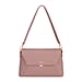 David Jones Structured Front Flap Crossbody Bag - Dark Pink
