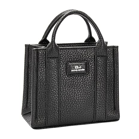 David Jones Square Top Handle Bag - Black