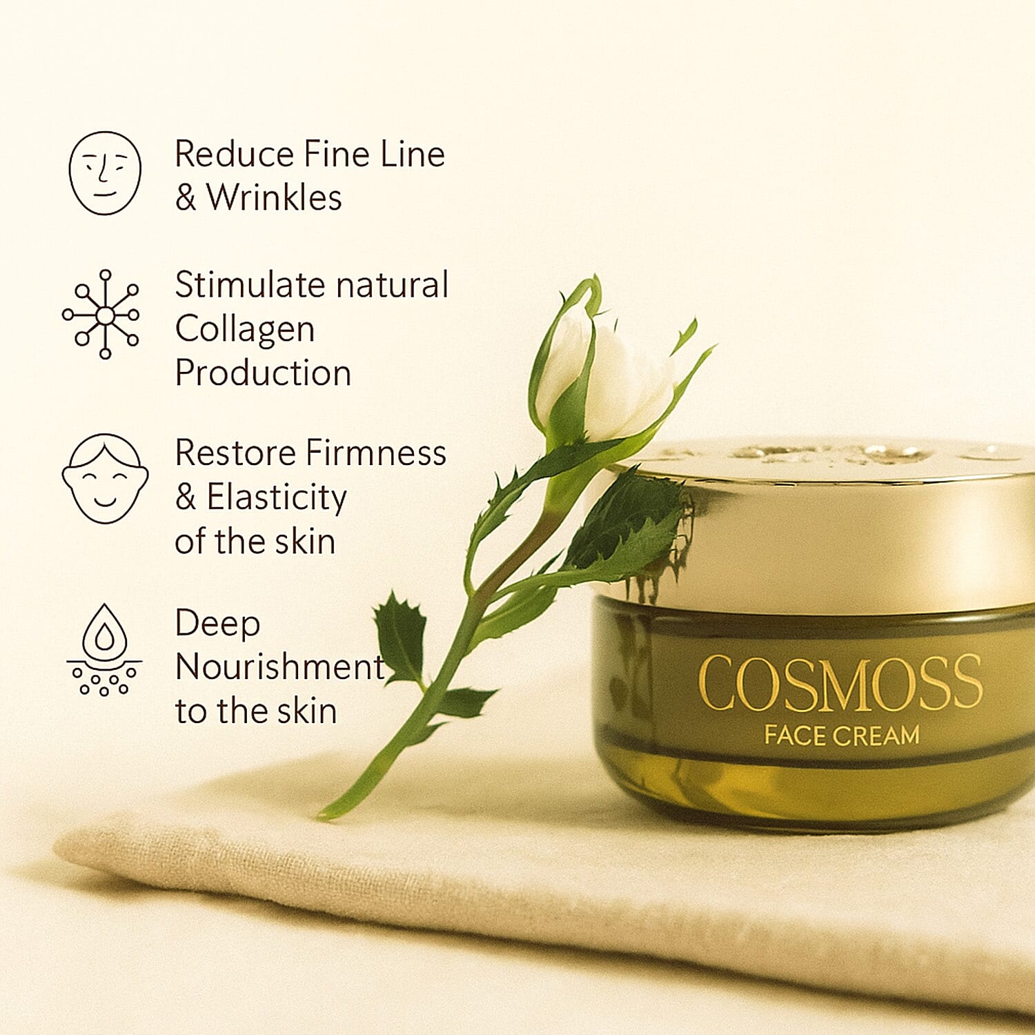 Cosmoss Lightweight Face Cream - 50ml
